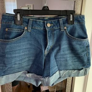 Denim shorts